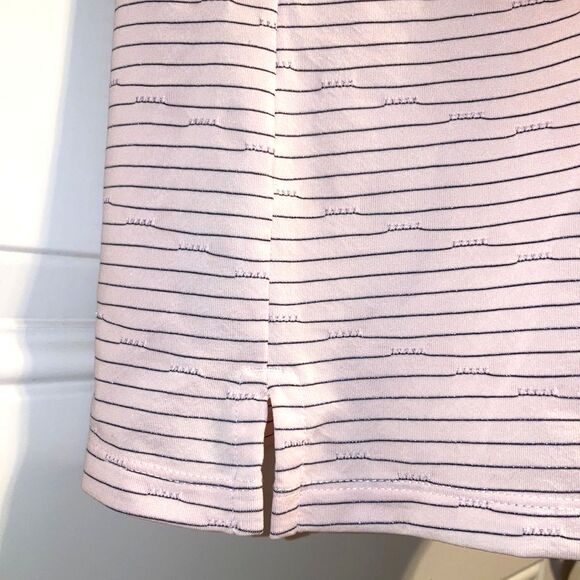 LADY HAGEN Polo Pink Breast Cancer Awareness Embroidered Ribbon Womens Medium - Picture 8 of 11